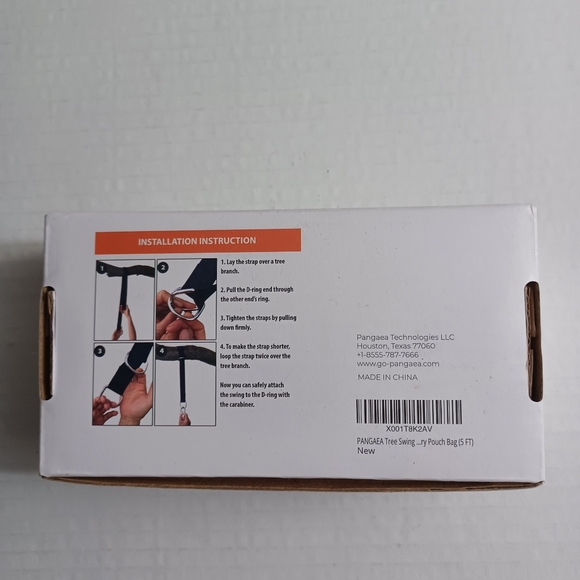 Pangaea Tree Swing Hanging Kit NEW -Heavy Duty -5 Feet Long -With Carrying Bag - Picture 2 of 4